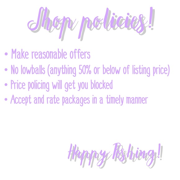 Shop Policies - Picture 1 of 2
